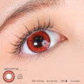 Sweety Poppy Red (1 lens/pack)-Colored Contacts-UNIQSO UK