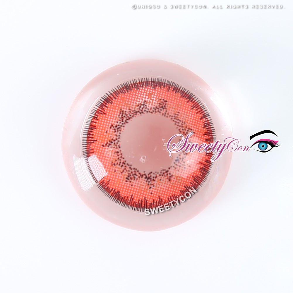 Sweety Poppy Red (1 lens/pack)-Colored Contacts-UNIQSO UK