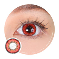 Sweety Poppy Red (1 lens/pack)-Colored Contacts-UNIQSO UK