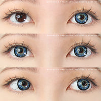 Sweety Princess Mimina Blue (1 lens/pack)-Colored Contacts-UNIQSO UK