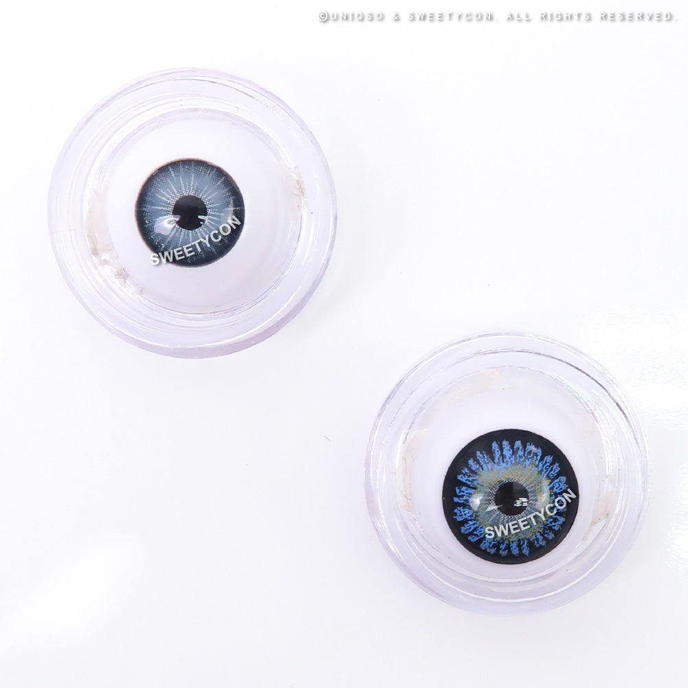 Sweety Princess Mimina Blue (1 lens/pack)-Colored Contacts-UNIQSO UK