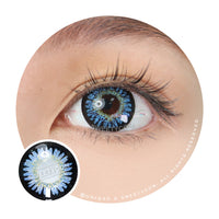 Sweety Princess Mimina Blue (1 lens/pack)-Colored Contacts-UNIQSO UK