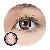 Sweety Princess Mimina Pink (1 lens/pack)-Colored Contacts-UNIQSO UK