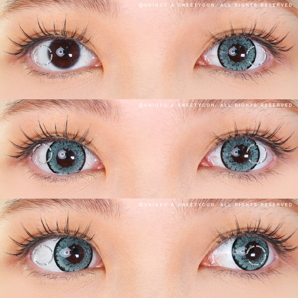 Sweety Queen Dark Grey (1 lens/pack)-Colored Contacts-UNIQSO UK