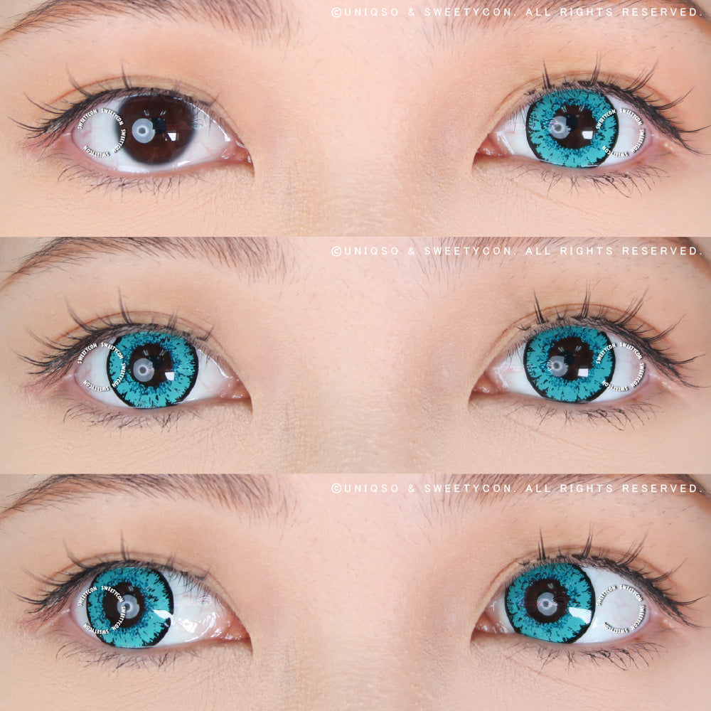 Sweety Queen Light Blue (1 lens/pack)-Colored Contacts-UNIQSO UK