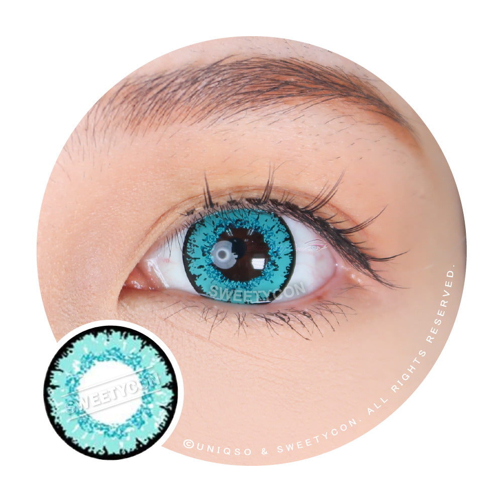 Sweety Queen Light Blue (1 lens/pack)-Colored Contacts-UNIQSO UK