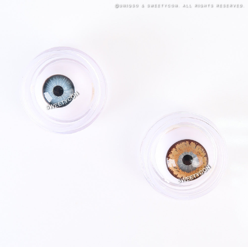 Sweety Queen Light Brown (1 lens/pack)-Colored Contacts-UNIQSO UK