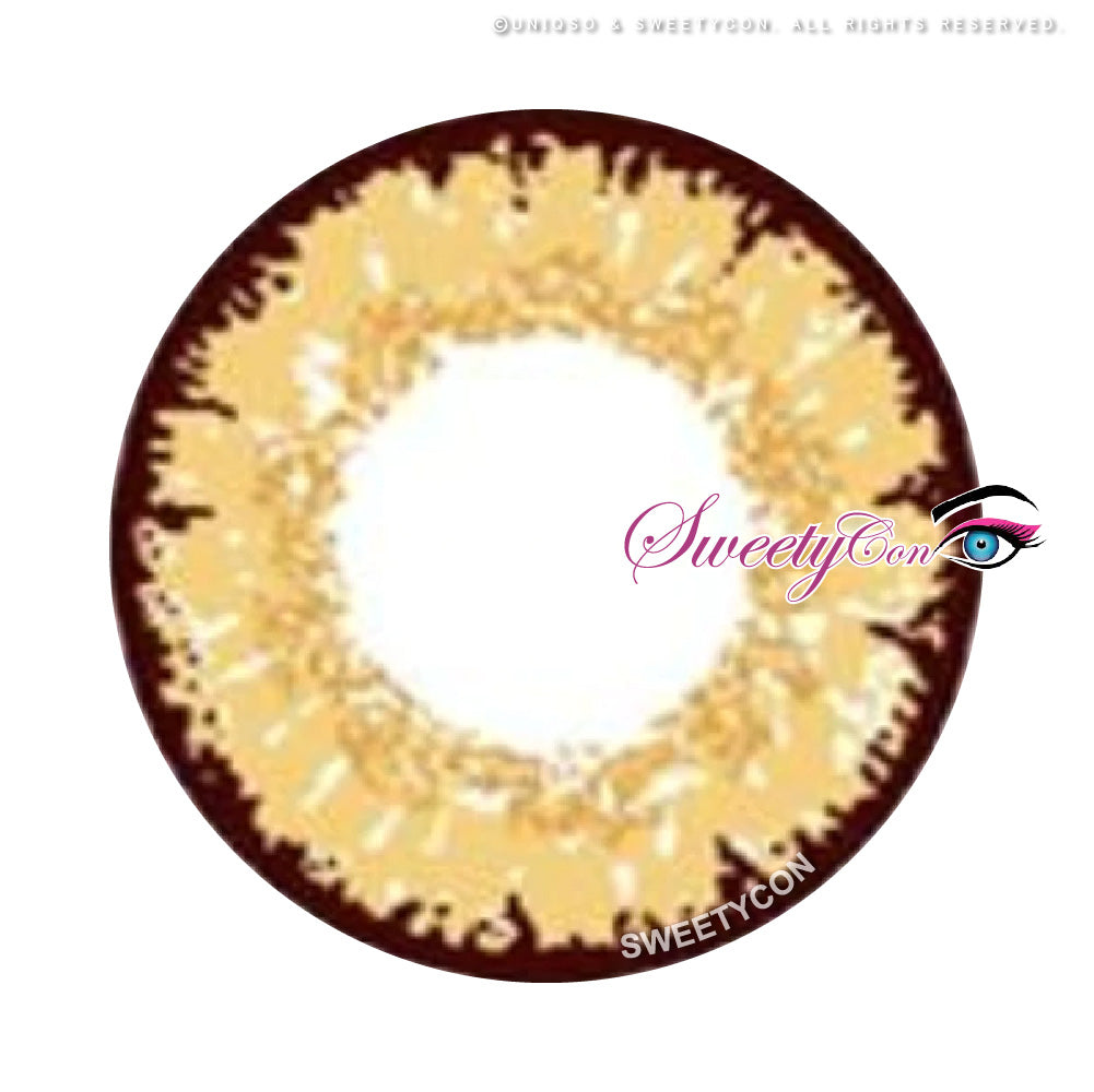 Sweety Queen Light Brown (1 lens/pack)-Colored Contacts-UNIQSO UK