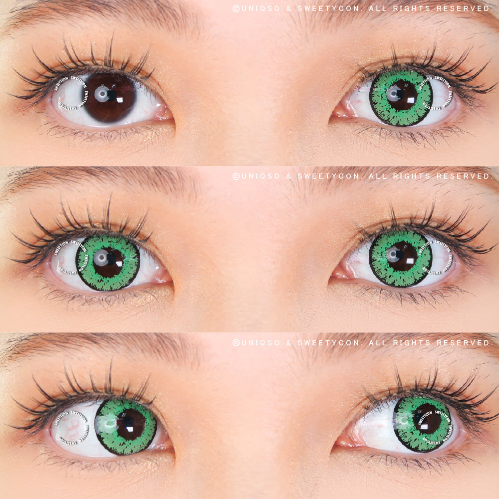 Sweety Queen Light Green (1 lens/pack)-Colored Contacts-UNIQSO UK