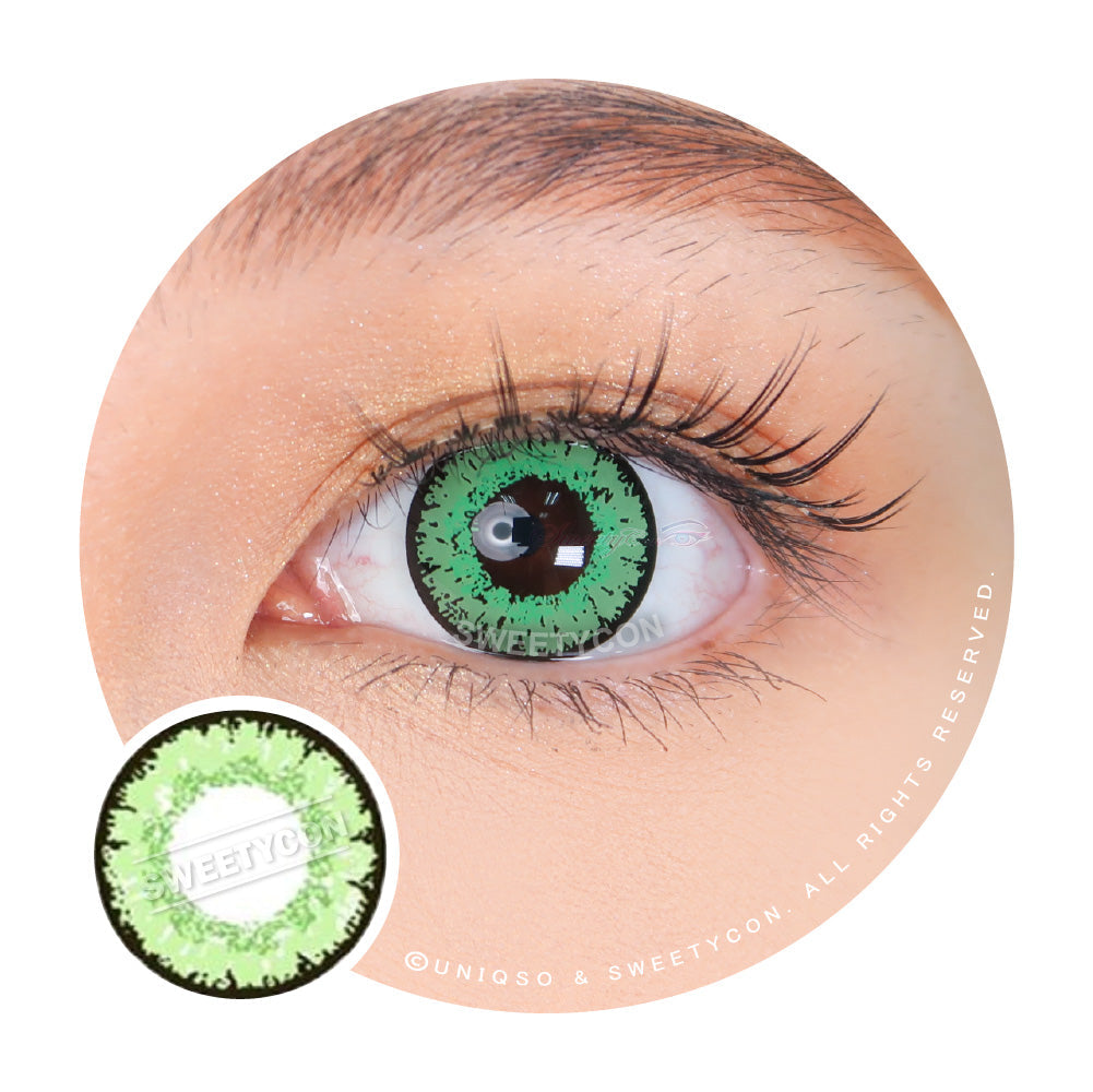 Sweety Queen Light Green (1 lens/pack)-Colored Contacts-UNIQSO UK