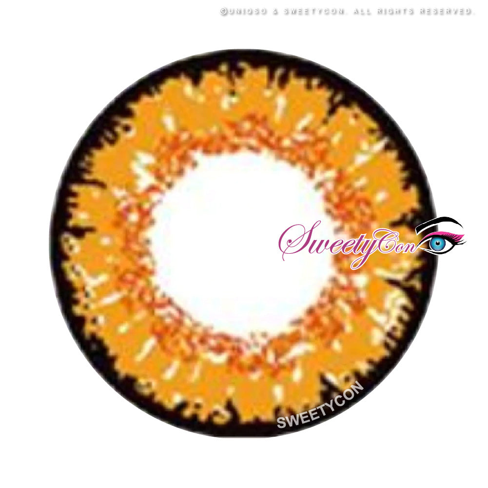 Sweety Queen Light Orange (1 lens/pack)-Colored Contacts-UNIQSO UK