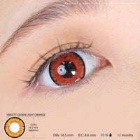 Sweety Queen Light Orange (1 lens/pack)-Colored Contacts-UNIQSO UK