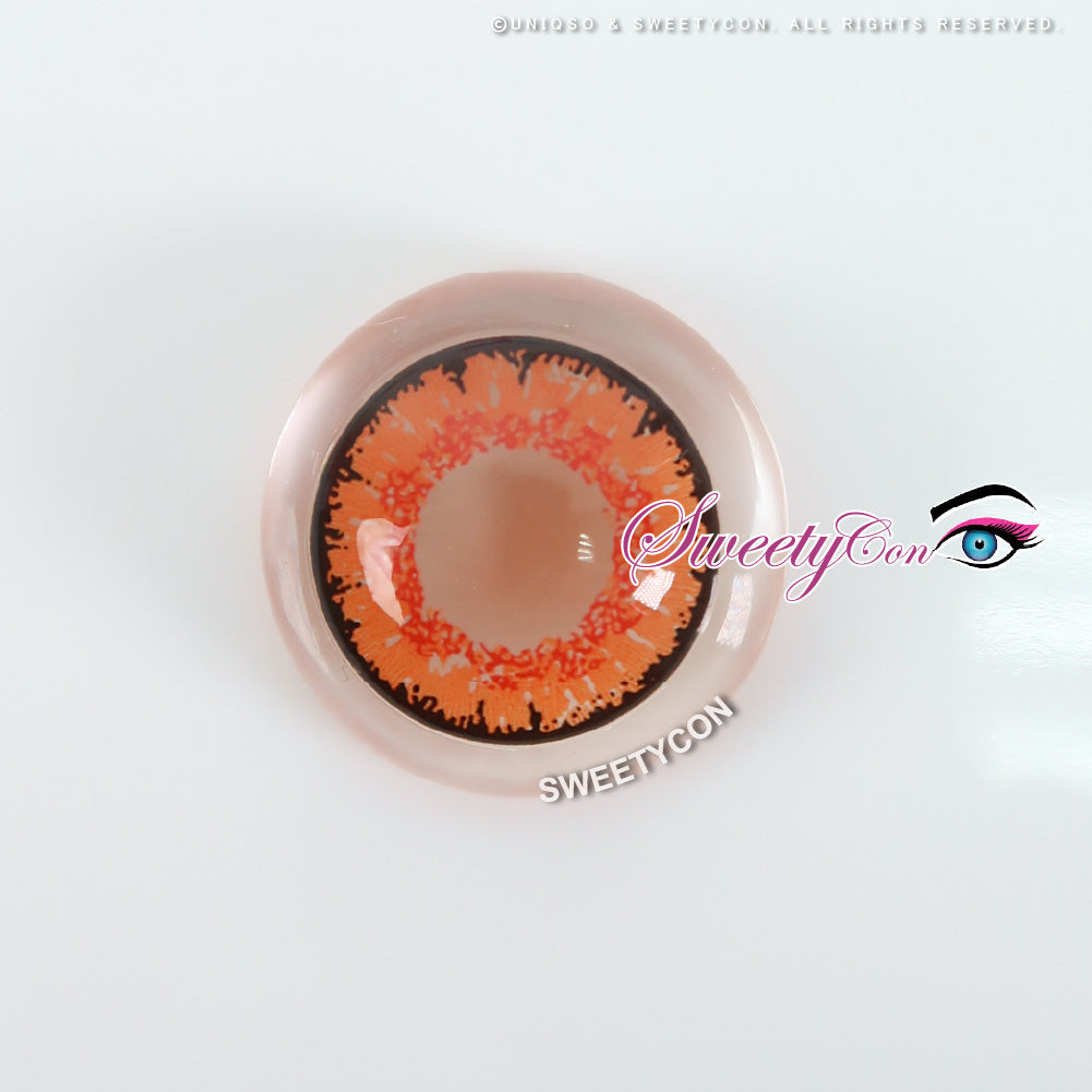 Sweety Queen Light Orange (1 lens/pack)-Colored Contacts-UNIQSO UK