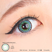 Sweety Queen Pearl Blue (1 lens/pack)-Colored Contacts-UNIQSO UK
