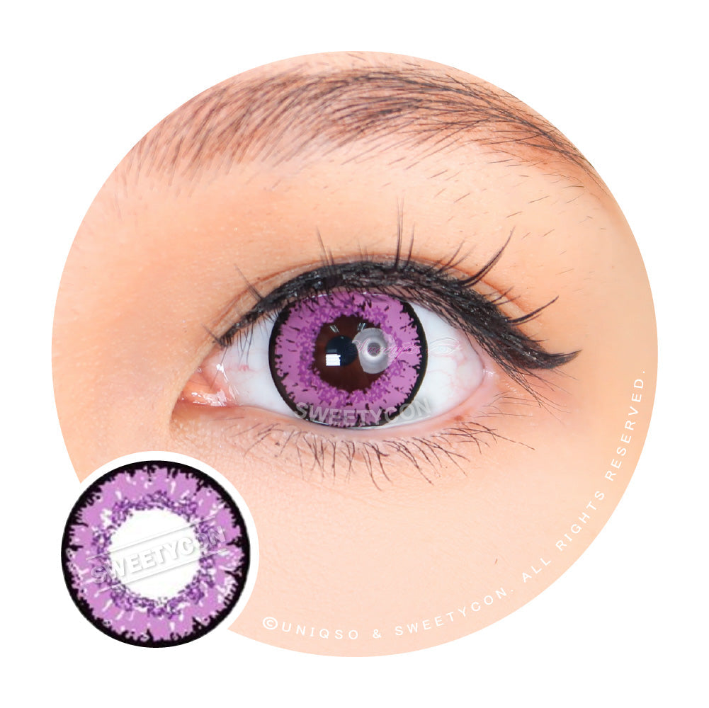 Sweety Queen Violet (1 lens/pack)-Colored Contacts-UNIQSO UK