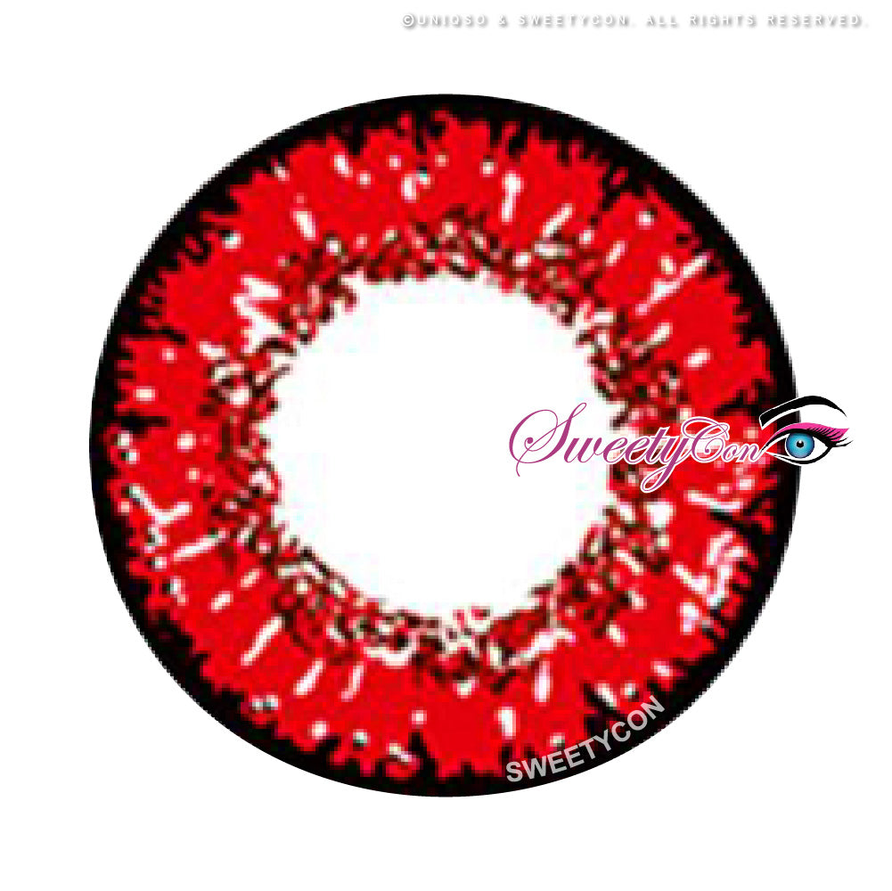 Sweety Queen Wine Red (1 lens/pack)-Colored Contacts-UNIQSO UK