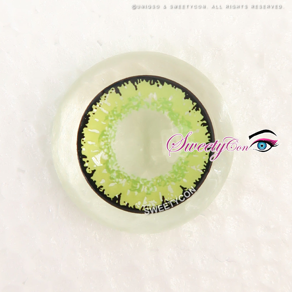 Sweety Queen Yellow Green (1 lens/pack)-Colored Contacts-UNIQSO UK