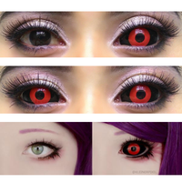 Sweety Red Sclera Contacts - Red Ghoul/Gremlin (1 lens/pack)-Sclera Contacts-UNIQSO UK