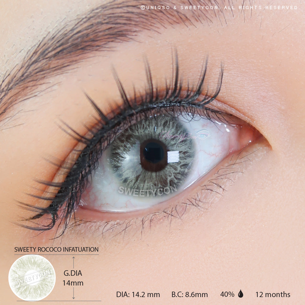Sweety Rococo Infatuation (1 lens/pack)-Colored Contacts-UNIQSO UK