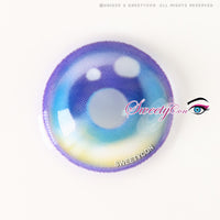 Sweety Sailor Cyan Blue (1 lens/pack)-Colored Contacts-UNIQSO UK