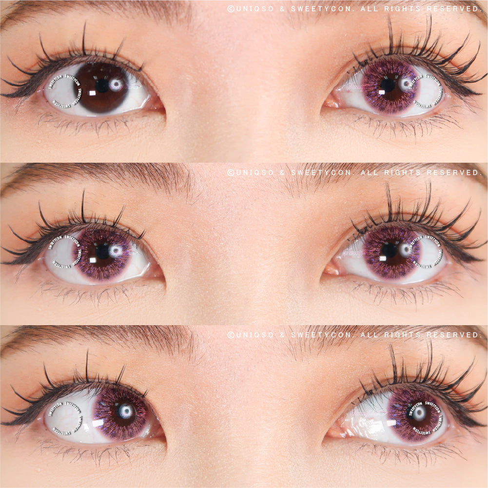 Sweety Shine Smile Pink (1 lens/pack)-Colored Contacts-UNIQSO UK