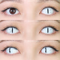 Sweety Snake Eye White (1 lens/pack)-Colored Contacts-UNIQSO UK