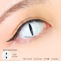 Sweety Snake Eye White (1 lens/pack)-Colored Contacts-UNIQSO UK