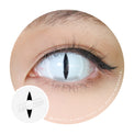 Sweety Snake Eye White (1 lens/pack)-Colored Contacts-UNIQSO UK