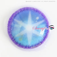 Sweety Star Idol Blue (1 lens/pack)-Colored Contacts-UNIQSO UK