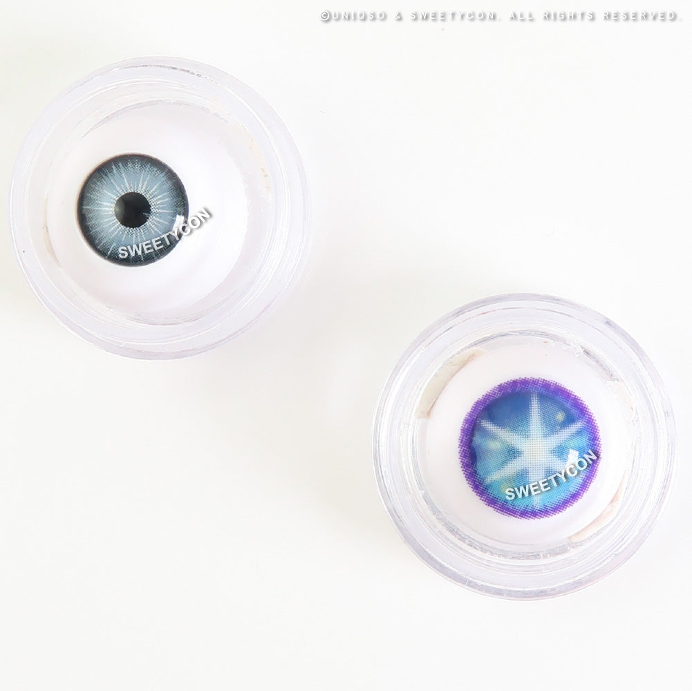 Sweety Star Idol Blue (1 lens/pack)-Colored Contacts-UNIQSO UK