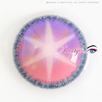 Sweety Star Idol Violet (1 lens/pack)-Colored Contacts-UNIQSO UK