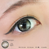 Sweety Stardust Black (1 lens/pack)-Colored Contacts-UNIQSO UK