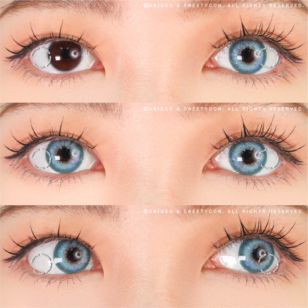 Sweety Twinkle Eye Blue (1 lens/pack)-Colored Contacts-UNIQSO UK