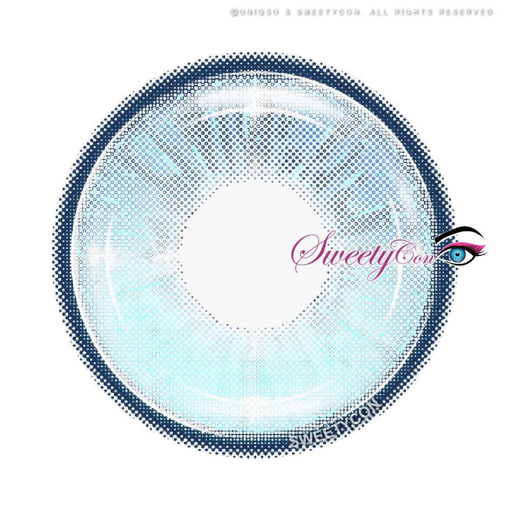 Sweety Vista Blue (1 lens/pack)-Colored Contacts-UNIQSO UK