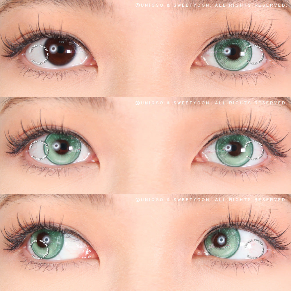 Sweety Vista Green (1 lens/pack)-Colored Contacts-UNIQSO UK