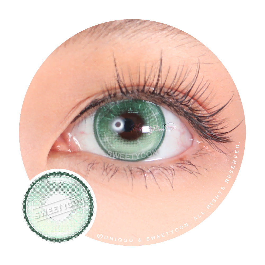 Sweety Vista Green (1 lens/pack)-Colored Contacts-UNIQSO UK