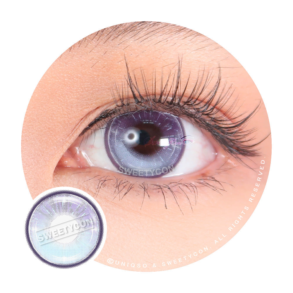 Sweety Vista Violet (1 lens/pack)-Colored Contacts-UNIQSO UK