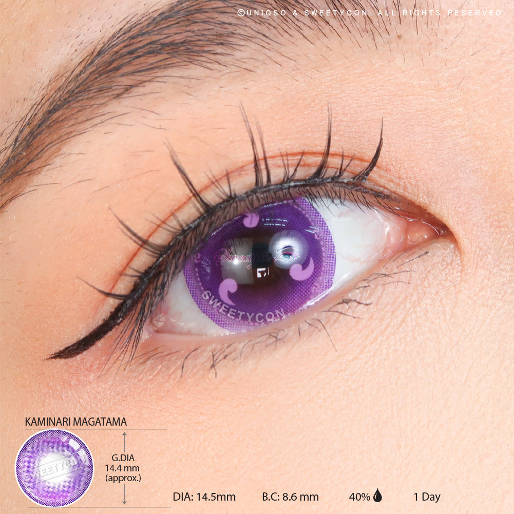 Sweety x Eyesinger 1 Day Kaminari Magatama (2 lenses/pack)-Colored Contacts-UNIQSO UK