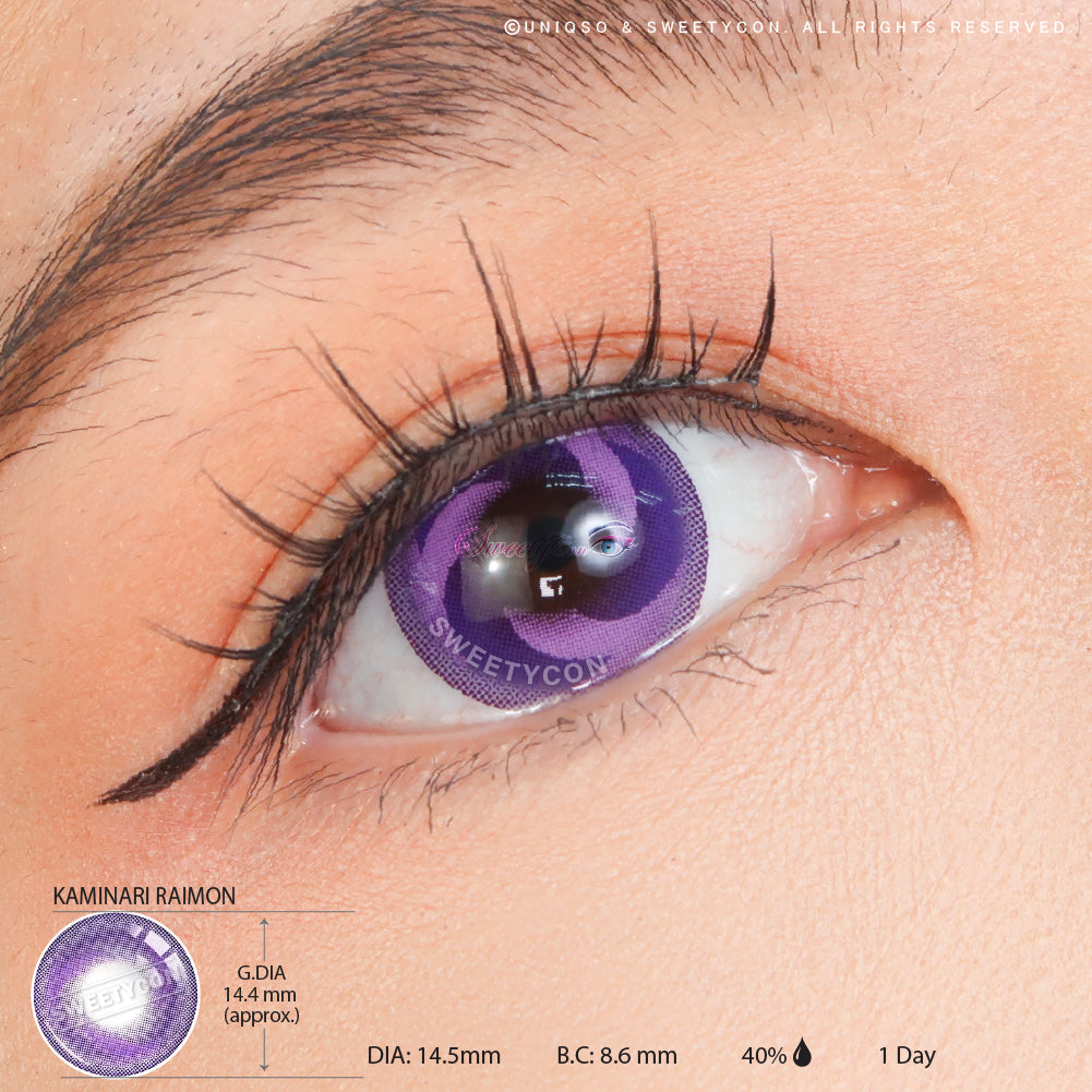 Sweety x Eyesinger 1 Day Kaminari Raimon (2 lenses/pack)-Colored Contacts-UNIQSO UK