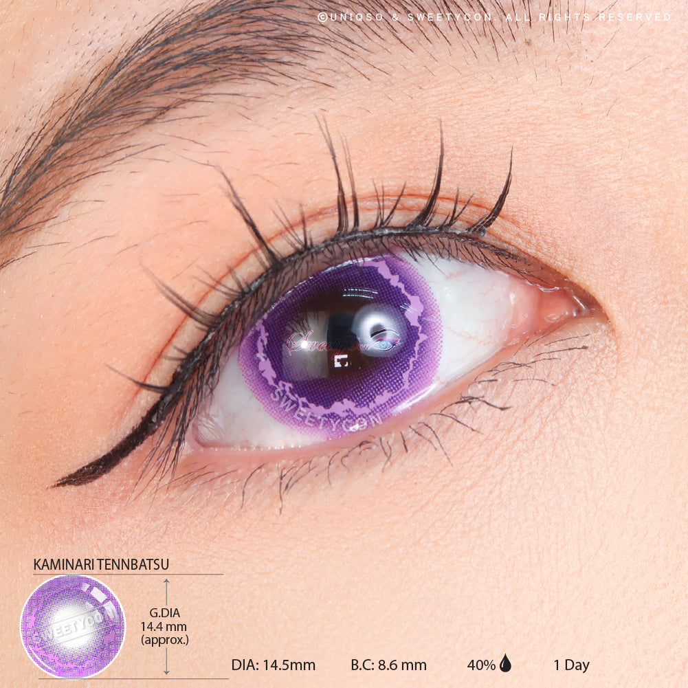 Sweety x Eyesinger 1 Day Kaminari Tennbatsu (2 lenses/pack)-Colored Contacts-UNIQSO UK
