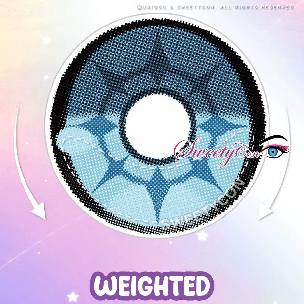 Sweety x Eyesinger Artic Star Blue (2 lenses/pack)-Colored Contacts-UNIQSO UK