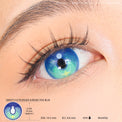 Sweety x Eyesinger Aurora Tide Blue (2 lenses/pack)-Colored Contacts-UNIQSO UK