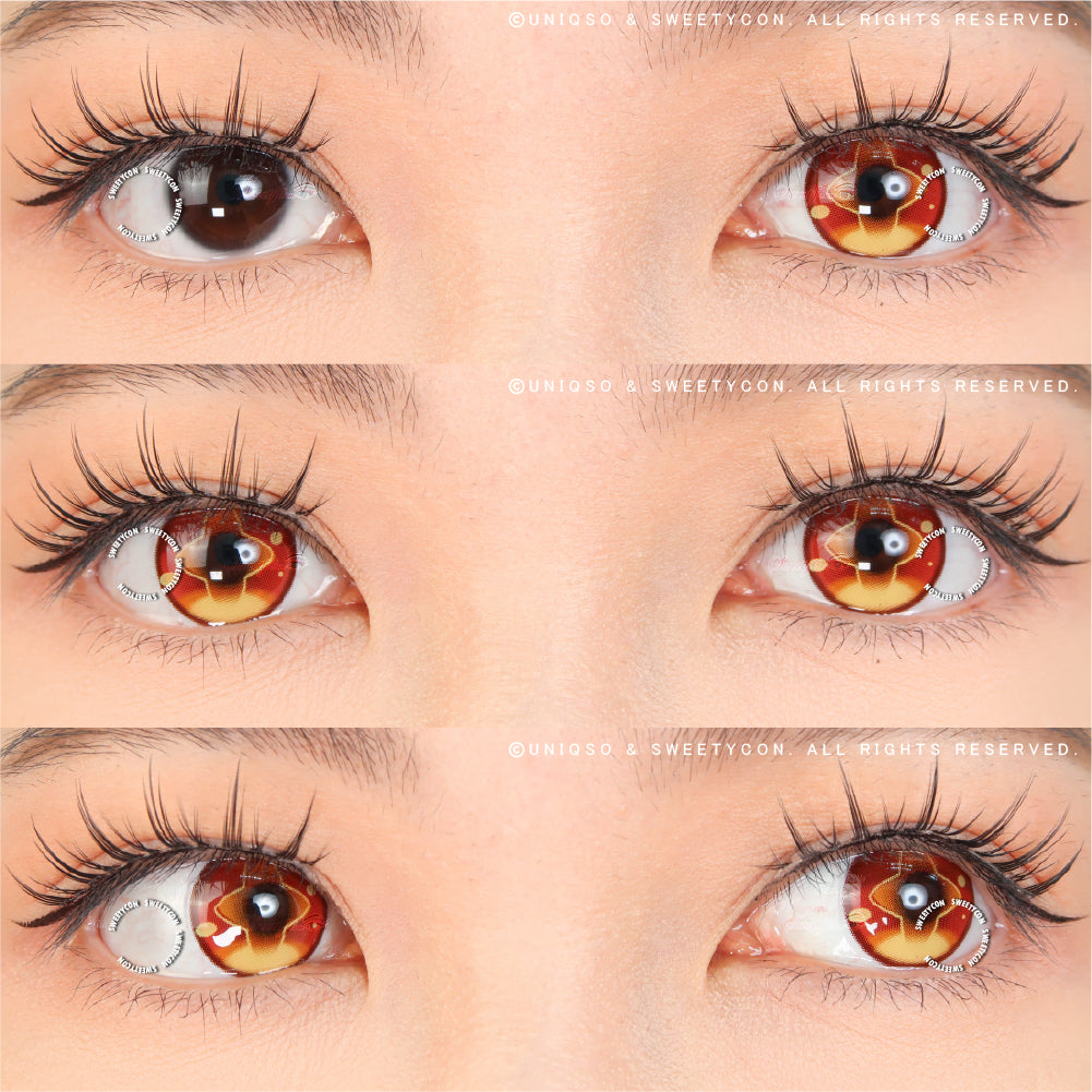 Sweety x Eyesinger Golden Eclipse (2 lenses/pack)-Colored Contacts-UNIQSO UK