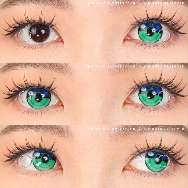 Sweety x Eyesinger Green Rings (2 lenses/pack)-Colored Contacts-UNIQSO UK