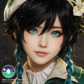 Sweety x Eyesinger Green Rings (2 lenses/pack)-Colored Contacts-UNIQSO UK