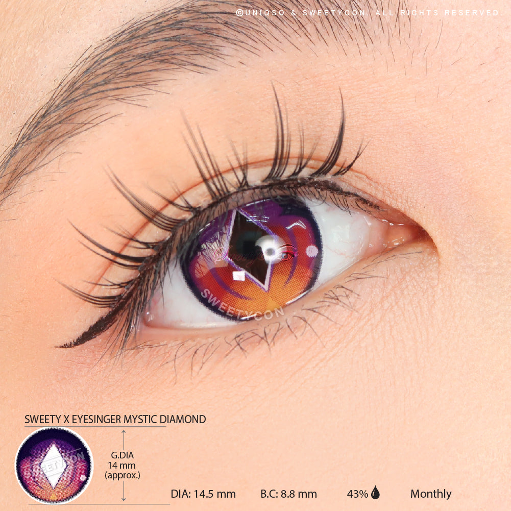 Sweety x Eyesinger Mystic Diamond (2 lenses/pack)-Colored Contacts-UNIQSO UK