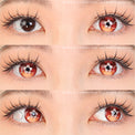 Sweety x Eyesinger Orange Clover (2 lenses/pack)-Colored Contacts-UNIQSO UK