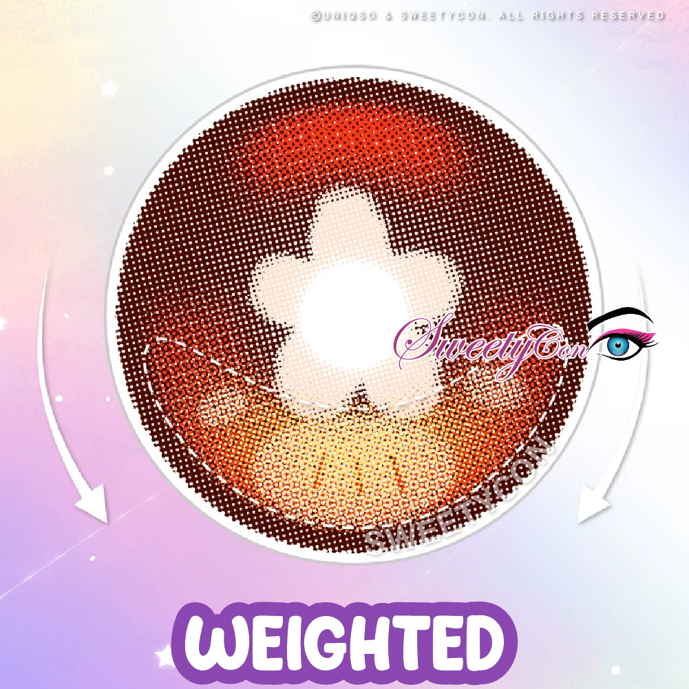 Sweety x Eyesinger Orange Clover (2 lenses/pack)-Colored Contacts-UNIQSO UK