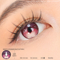 Sweety x Eyesinger Violet Butterfly (2 lenses/pack)-Colored Contacts-UNIQSO UK