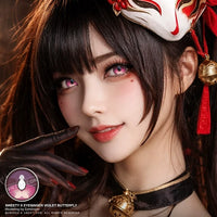 Sweety x Eyesinger Violet Butterfly (2 lenses/pack)-Colored Contacts-UNIQSO UK